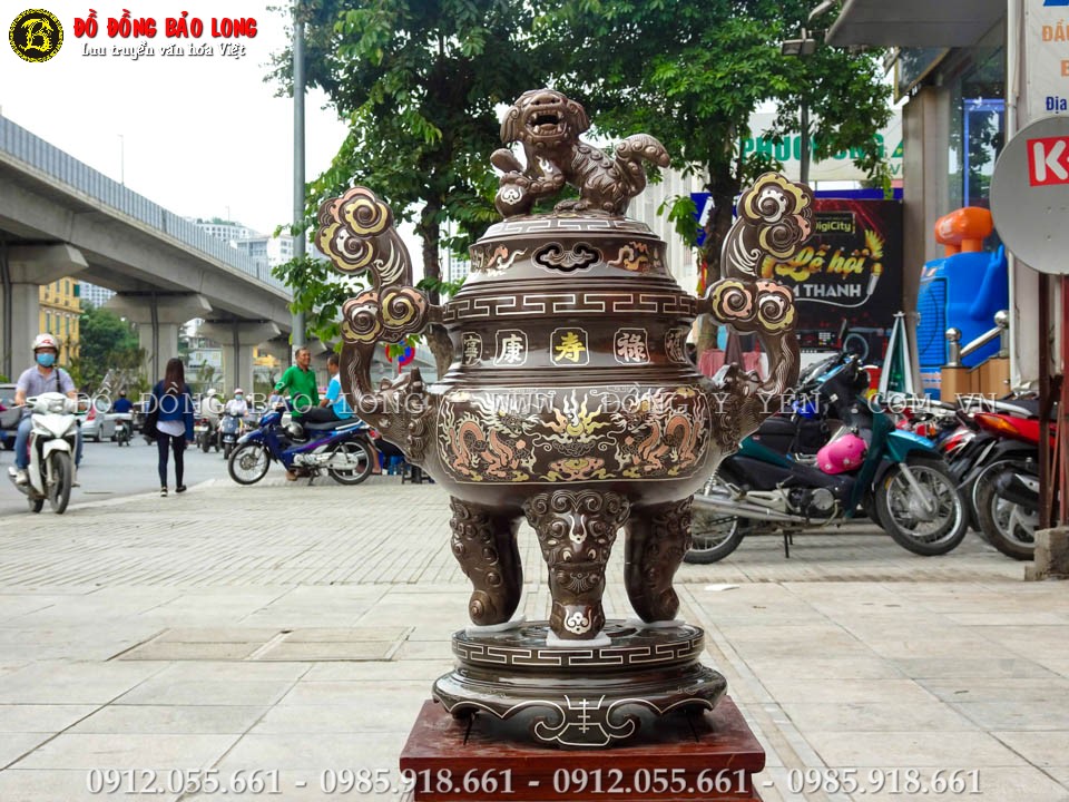 đỉnh đồng khảm tam khí