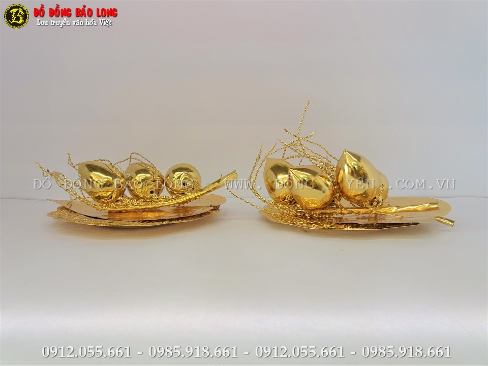 trầu cau mạ vàng