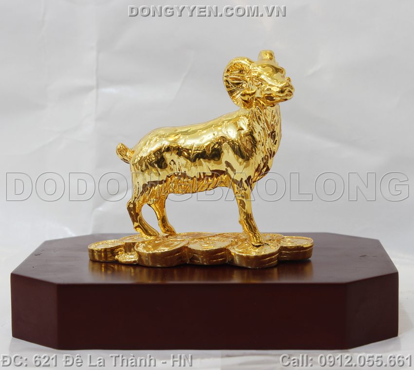 dê đồng mạ vàng 24K