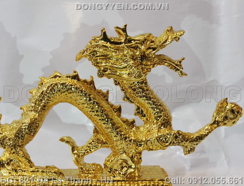 rồng mạ vàng 24k