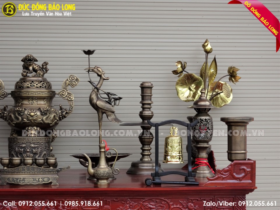 bộ đồ thờ 60cm