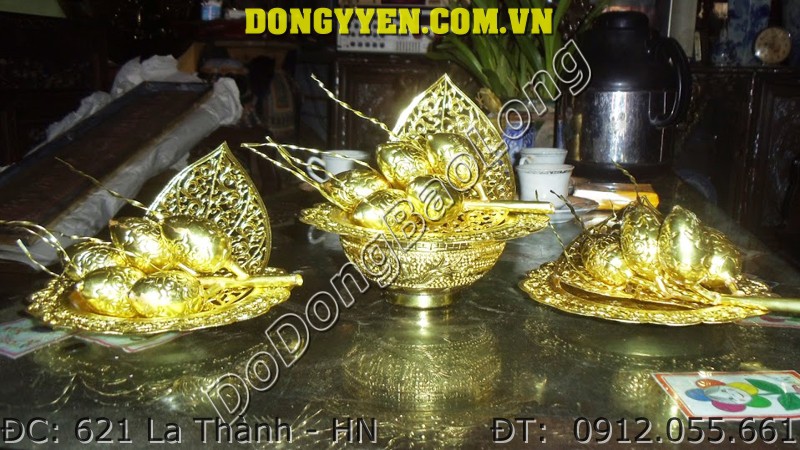 đĩa trầu cau bằng đồng