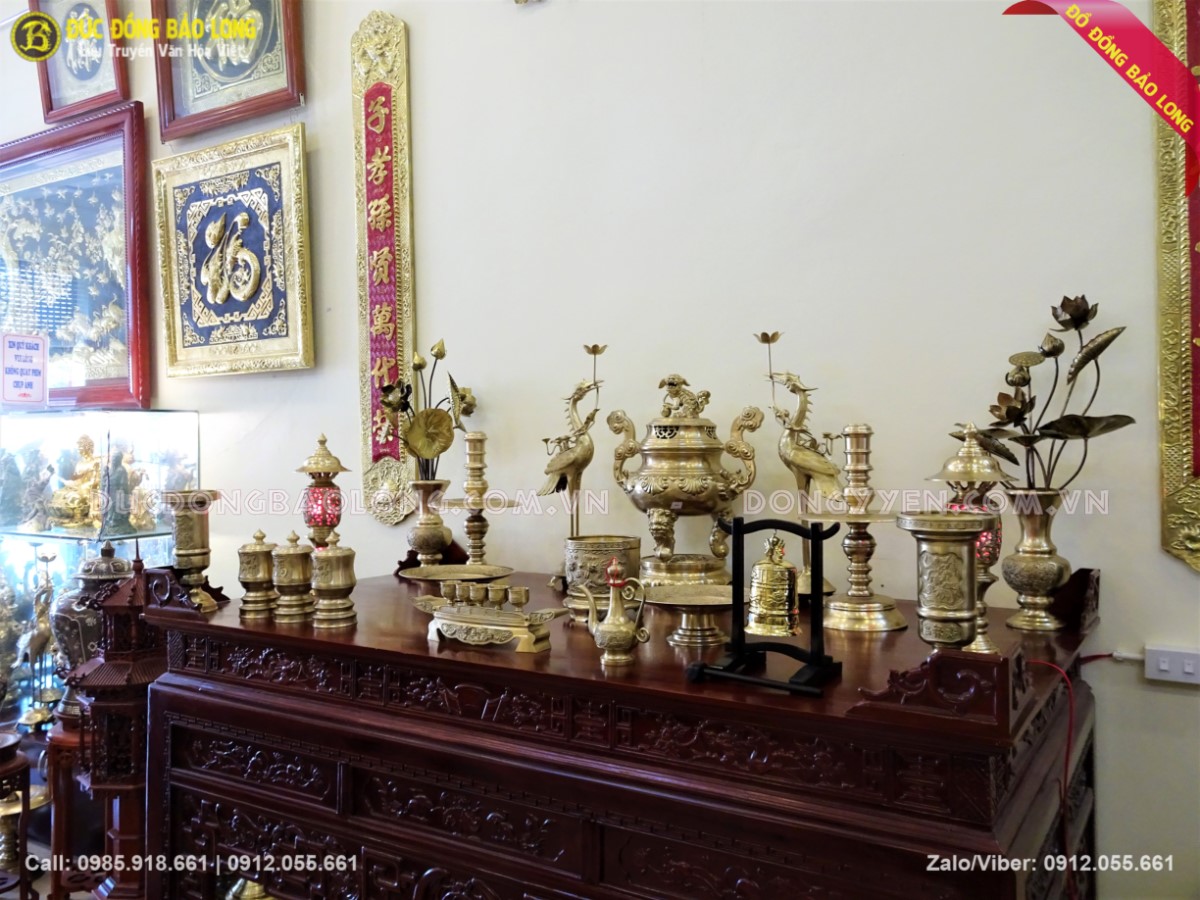 đồ thờ cúng bằng đồng rẻ nhất hà nội