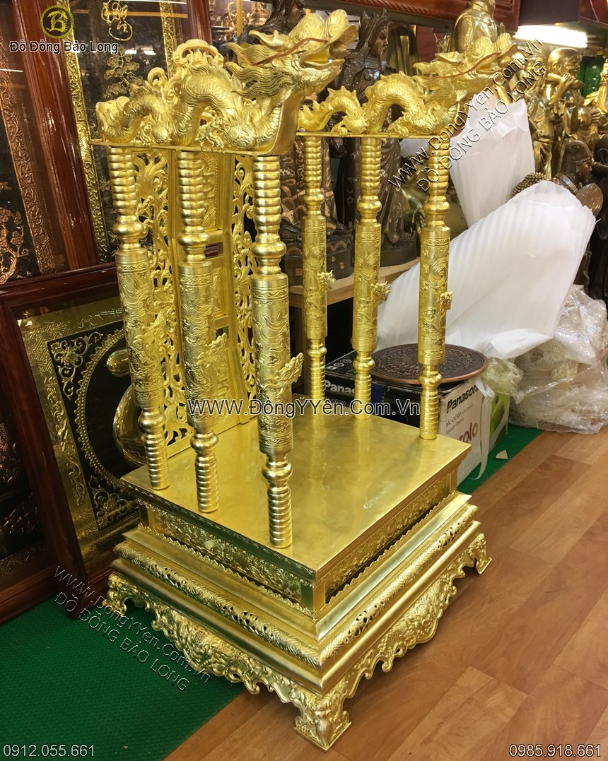 ngai thờ bằng đồng cao 1m