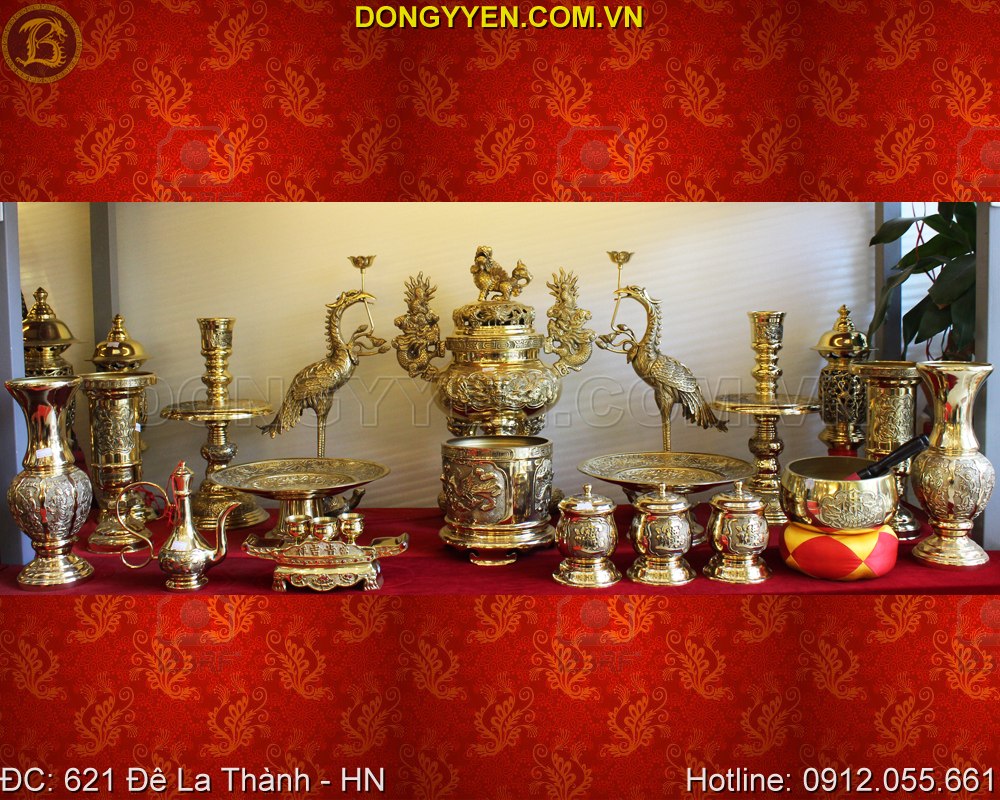 Bộ Đồ Thờ Dapha Đúc 3D