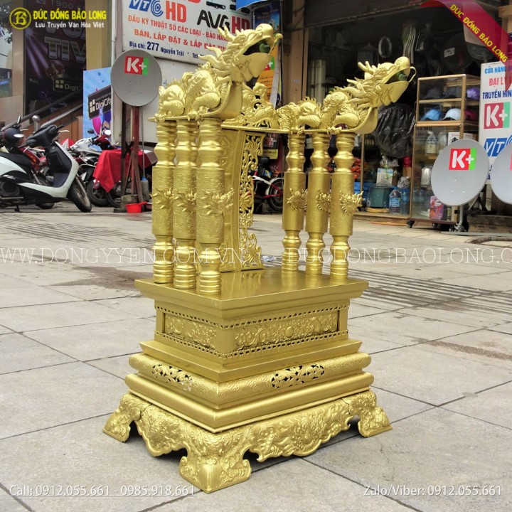 Ngai Thờ Bằng Đồng 68cm Cho Khách Ở Hà Đông
