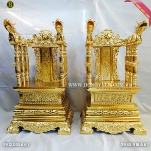 Ngai Thờ bằng đồng 81cm Mạ Vàng 24k cho khách Tây Ninh