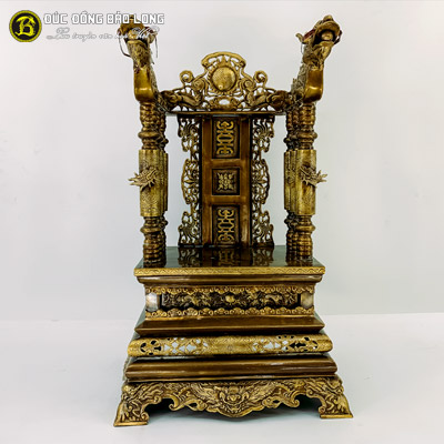 Ngai Thờ Bằng Đồng Giả Cổ cao 69cm