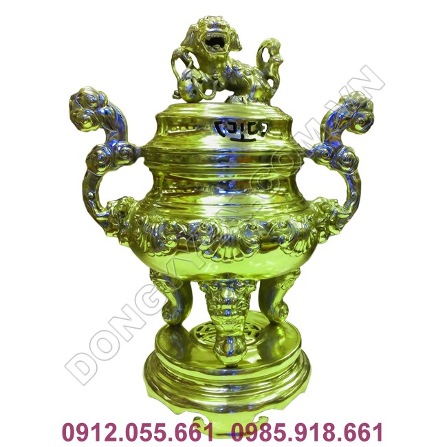 đỉnh thờ bằng đồng thau
