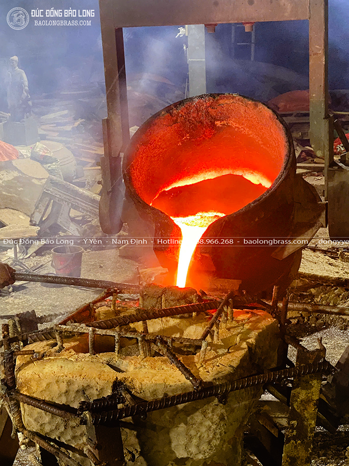 Tượng Chân Dung Đứng Toàn Thân Tỉ Lệ 1:1 Cao 1m85 Bằng Đồng Đỏ Cho Cô Chú Tại Tp. HCM