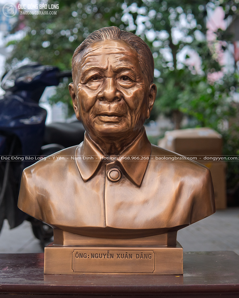 Đúc 3 Pho Tượng Chân Dung Bằng Đồng Cao 48Cm