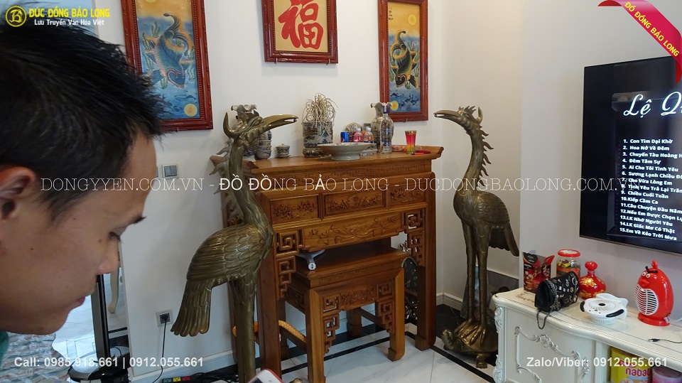 đôi hạc đồng