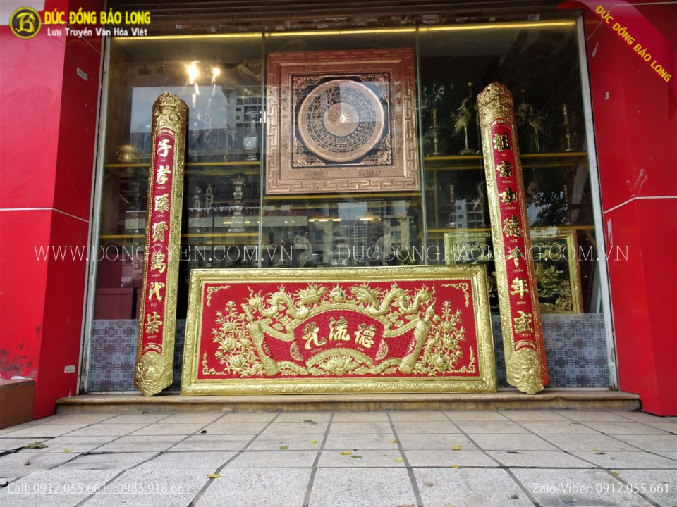 hoành phi câu đối bằng đồng