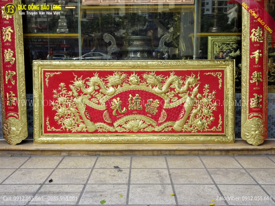 hoành phi câu đối bằng đồng