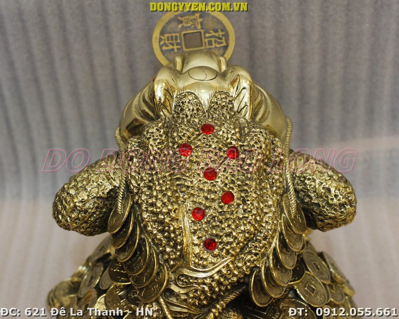 các huyệt được đính đá