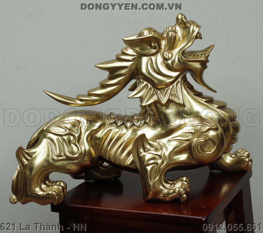 tỳ hưu bằng đồng 43cm