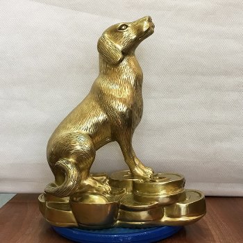 Chó Phong Thủy Đồng Katut 40cm