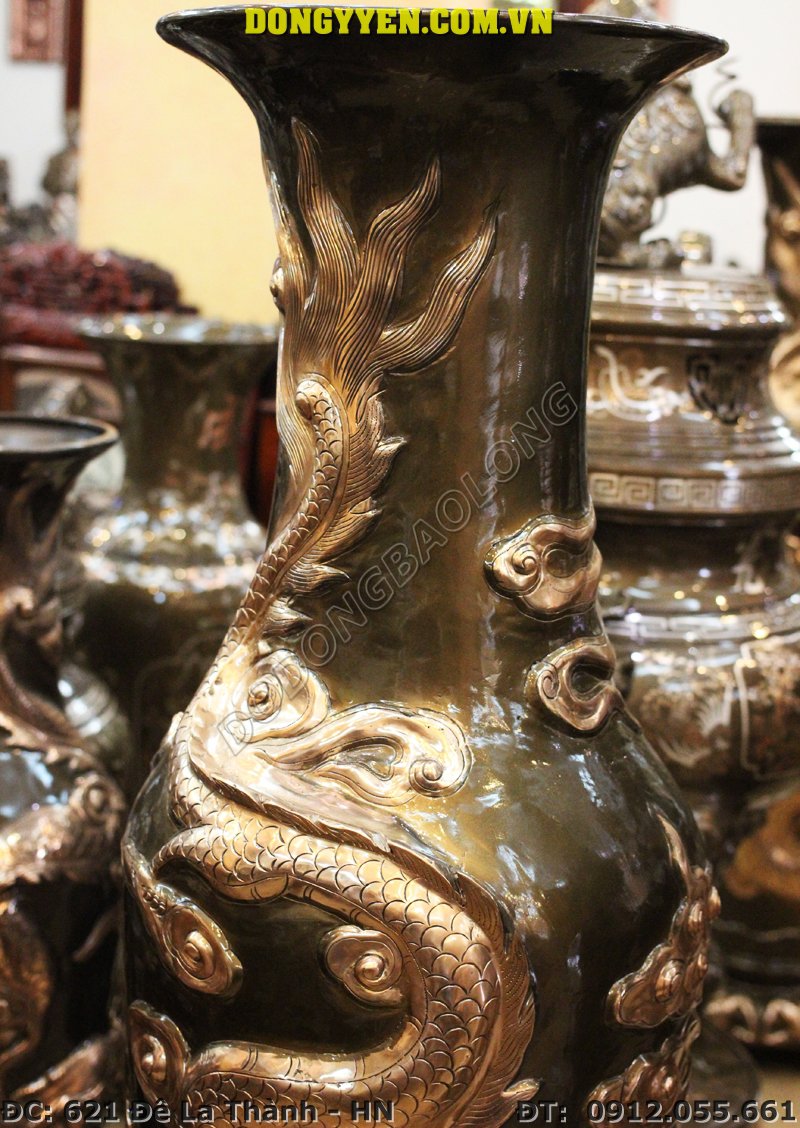 lộc bình đúc nổi