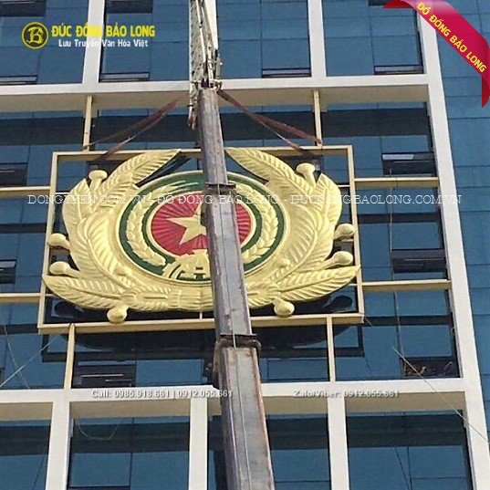 Báo Giá Làm Logo Công An, Quân Đội, Huy Hiệu, Quốc Huy Bằng Đồng