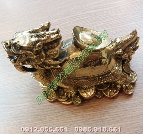 Long Quy cõng tiền - Rùa đầu rồng cõng tiền