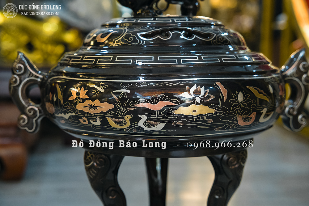 Lư Hương Đồng Dơi Thọ Cao 1m37