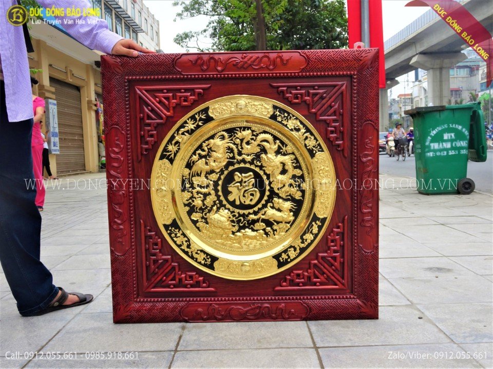 mâm đồng tứ linh