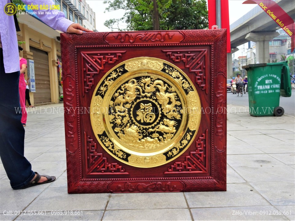mâm đồng tứ linh