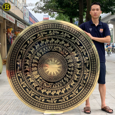 Mặt Trồng Đồng Ăn Mòn Đường Kính 1m5 Đẹp