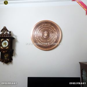 Mặt Trống Đồng Ngọc Lũ tinh xảo 80cm cho khách Vĩnh Yên