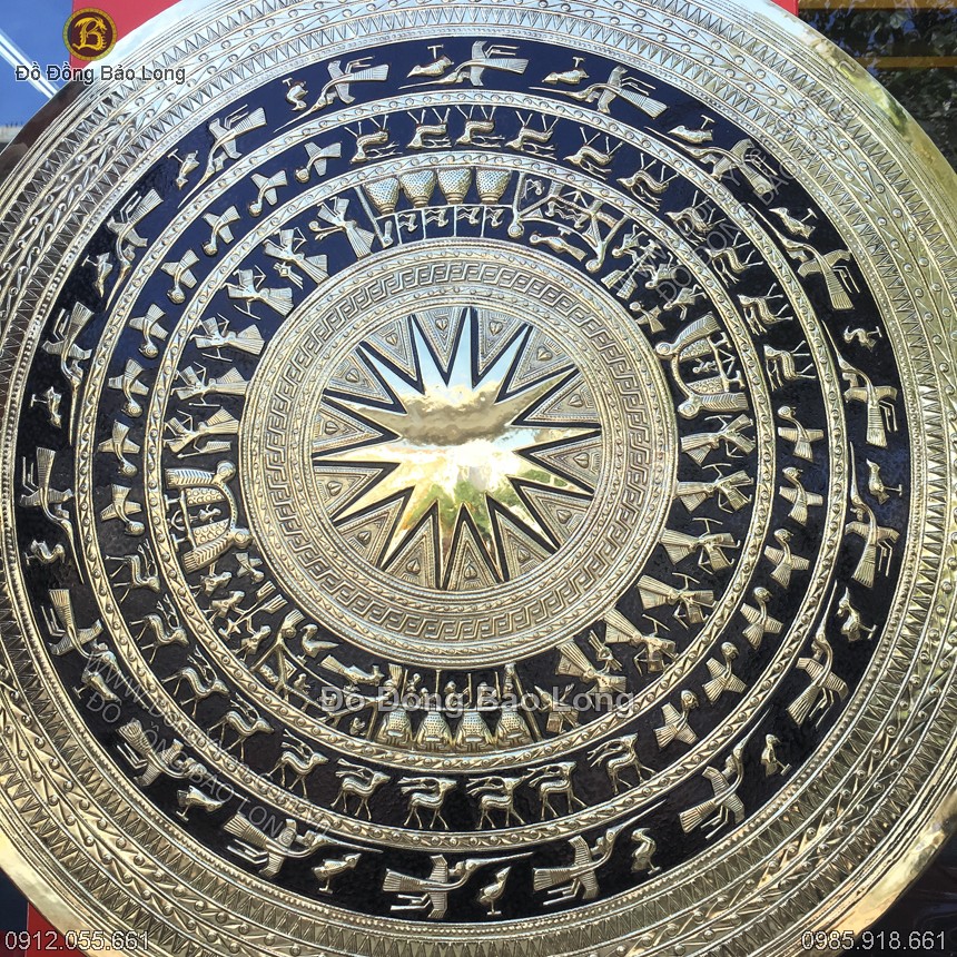 Mặt trống đồng đường kính 1m