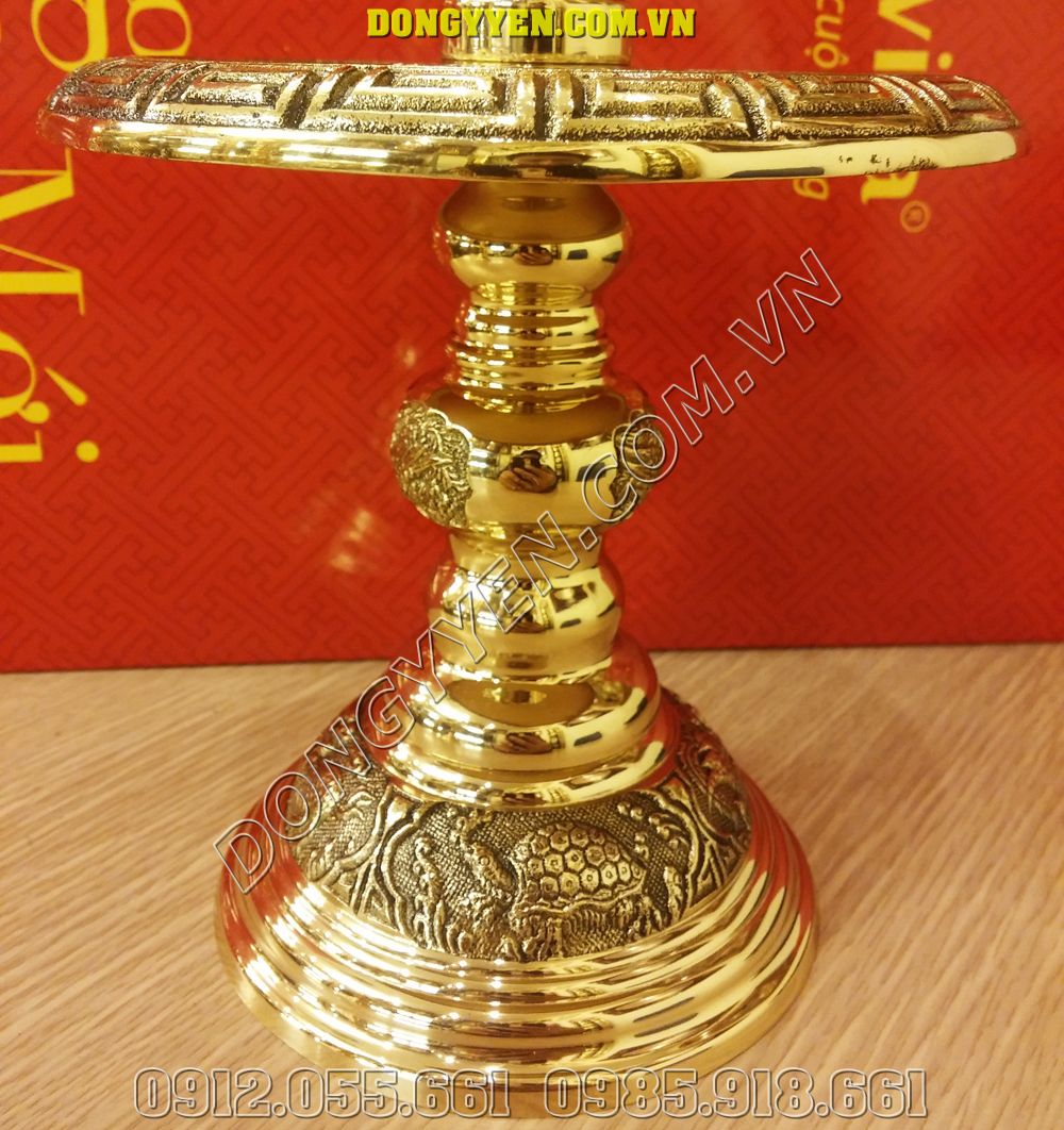 chân nến thờ bằng đồng vĩnh tiến