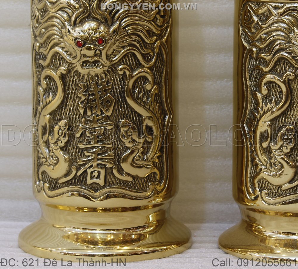 ống hương dapha đúc nổi 3D