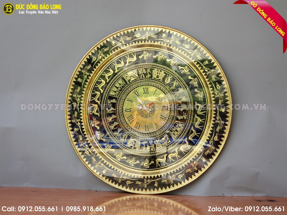 đồng hồ treo tường bằng đồng