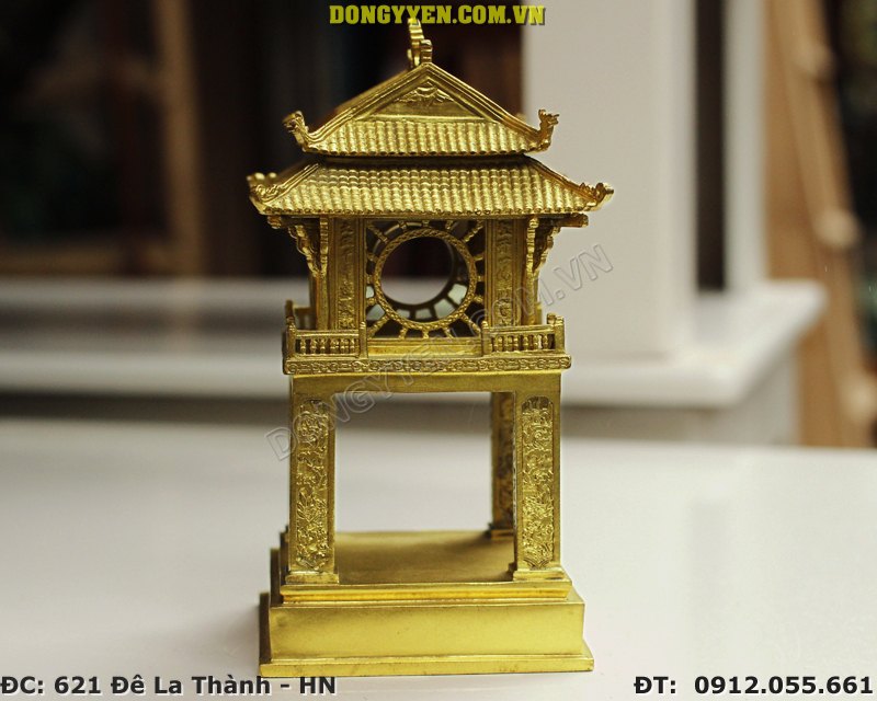 Khuê văn các bằng đồng 14cm