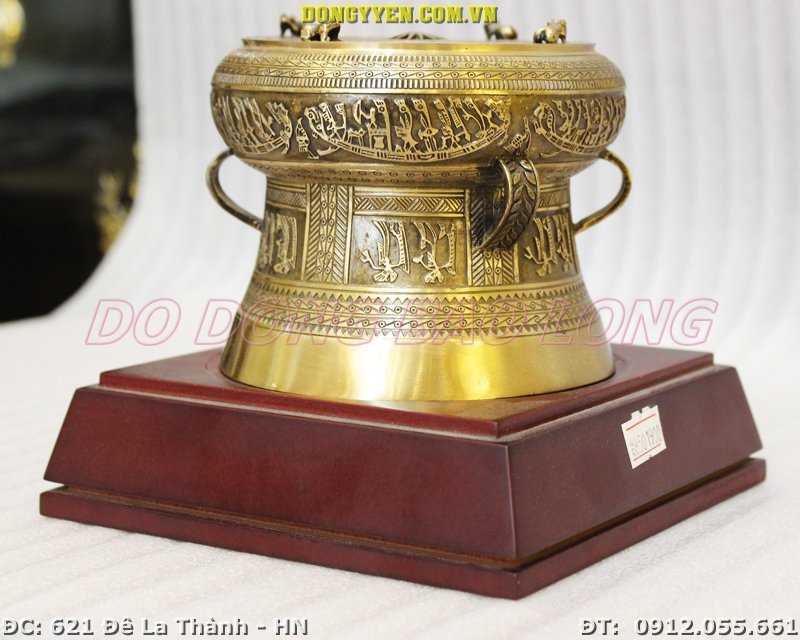 trống đúc bằng đồng thau 