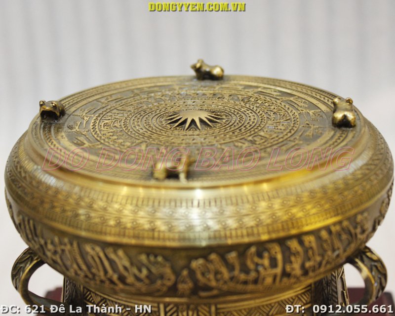hoa văn mặt trống 11cm