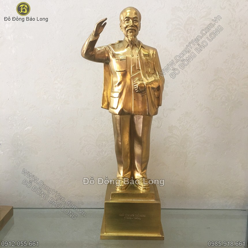 Tượng Bác Hồ Vẫy Tay Chào 42cm