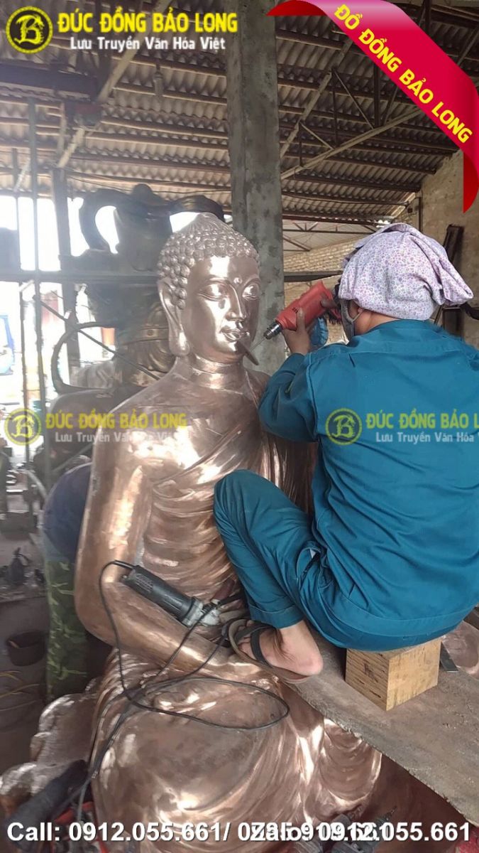nhận đúc tượng Phật bằng đồng cỡ lớn tại Đắk Lắk