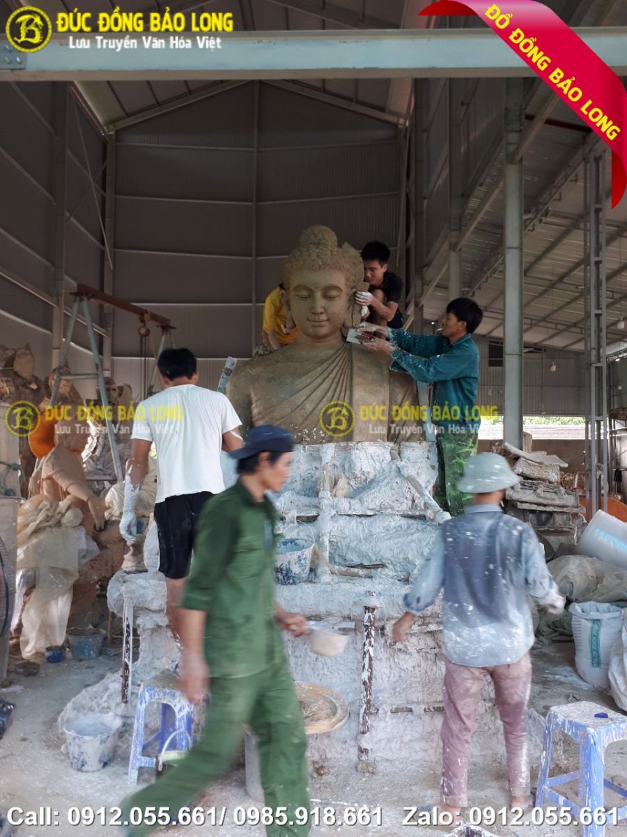 Nhận đúc tượng phật bằng đồng theo yêu cầu tại thanh hóa uy tín