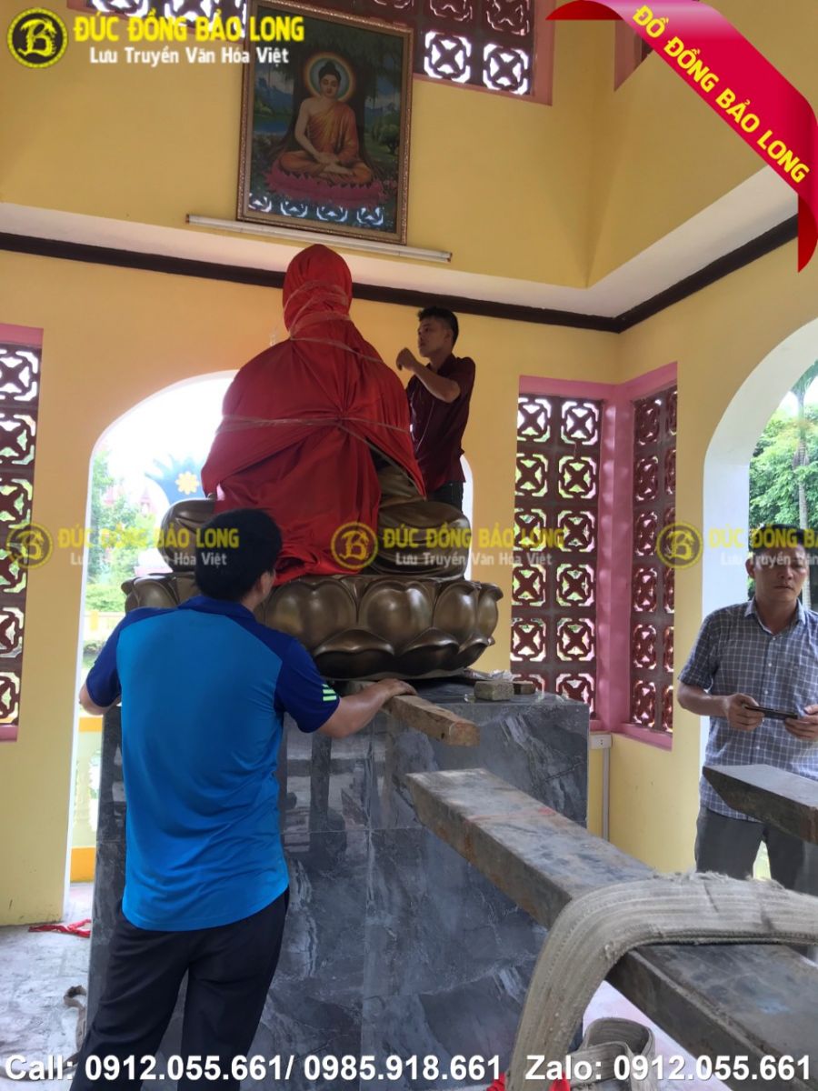 Bảo Long nhận đúc tượng Phật bằng đồng tại An Giang