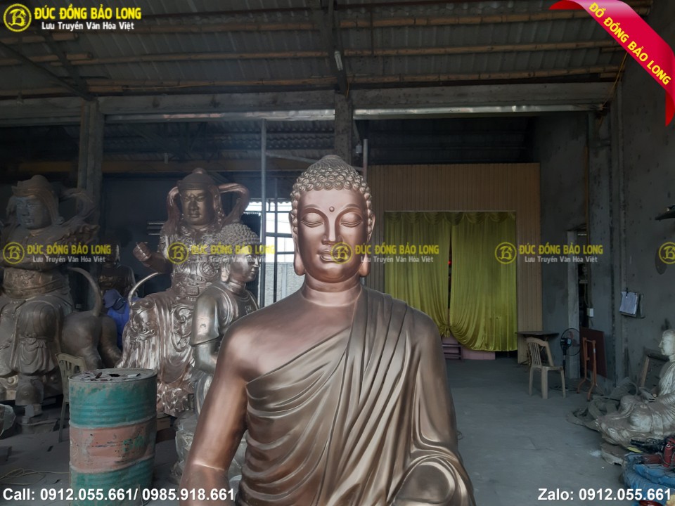 Nhận đúc tượng Phật bằng đồng theo yêu cầu mẫu mã tại bình định