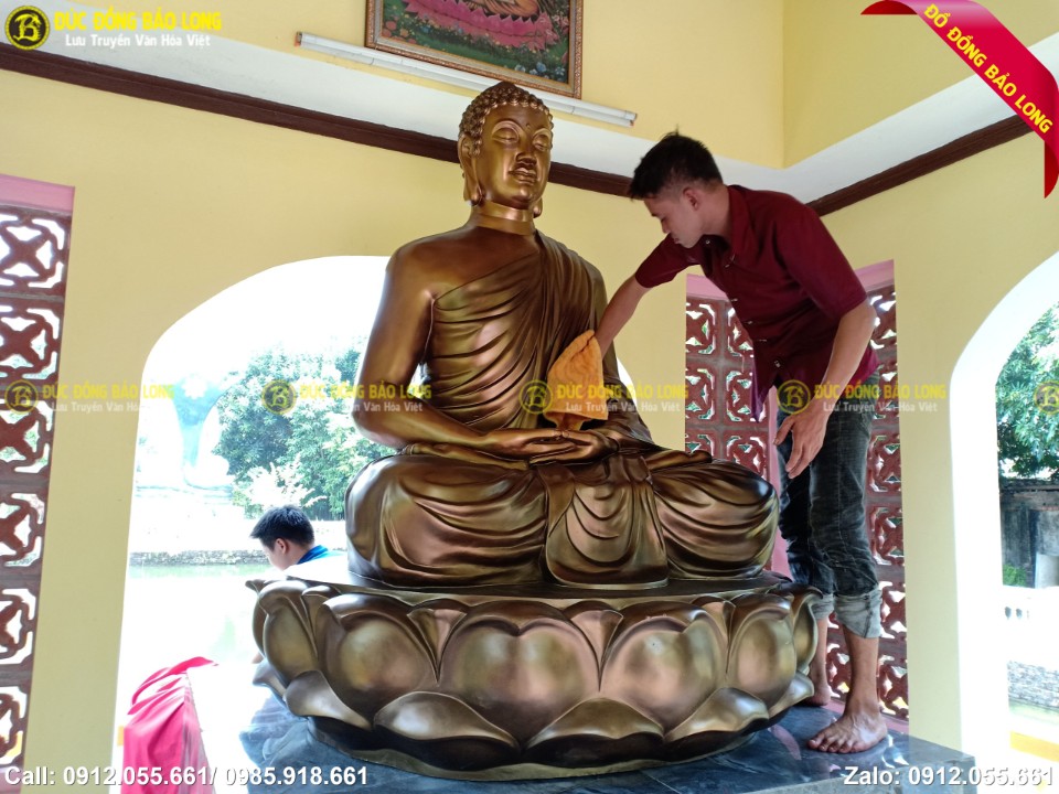Nhận đúc tượng Phật Thích Ca mẫu lớn tại Bình Dương