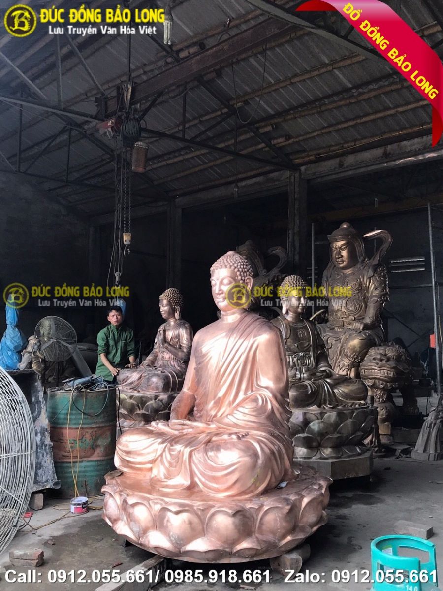 Nhận đúc tượng Phật tại chùa ở Bình Phước