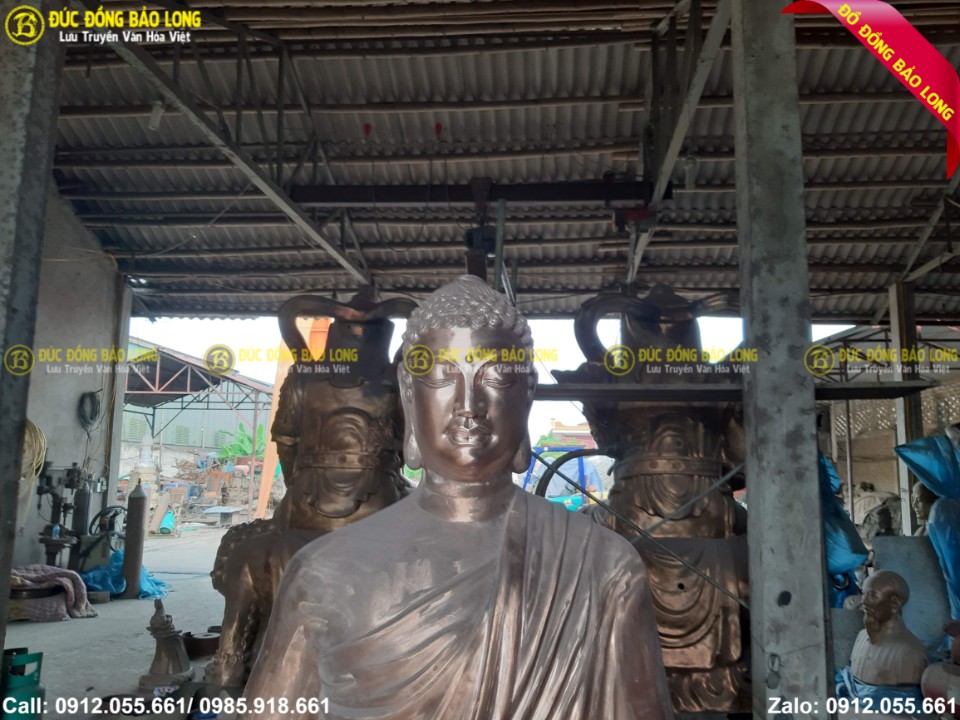 nhận đúc tượng Phật bằng đồng theo các kích cỡ tại bình thuận