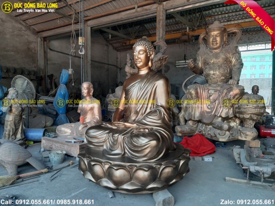 Nhận đúc tượng Phật bằng đồng trên 1m tại Đắk Nông