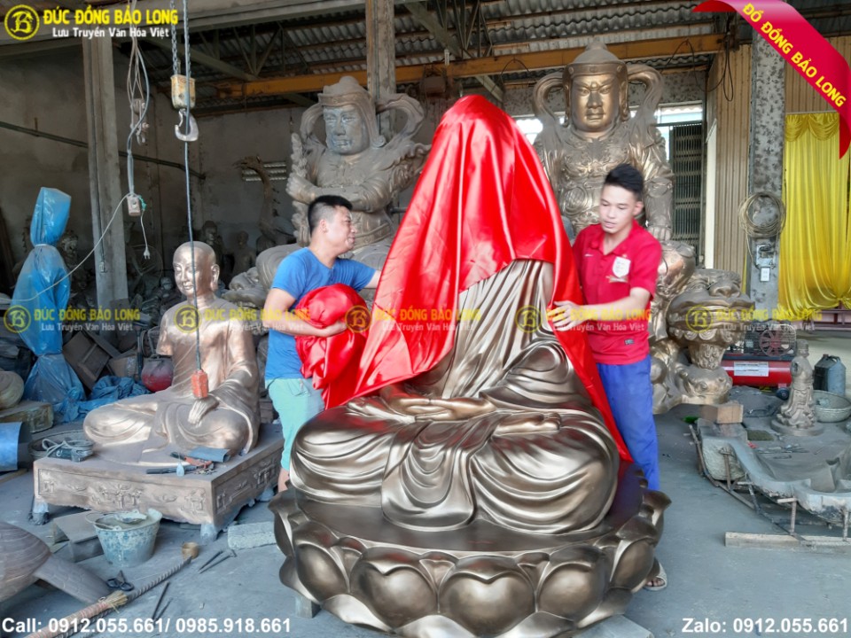 Bảo Long nhận đúc tượng Phật bằng đồng tại Gia Lai