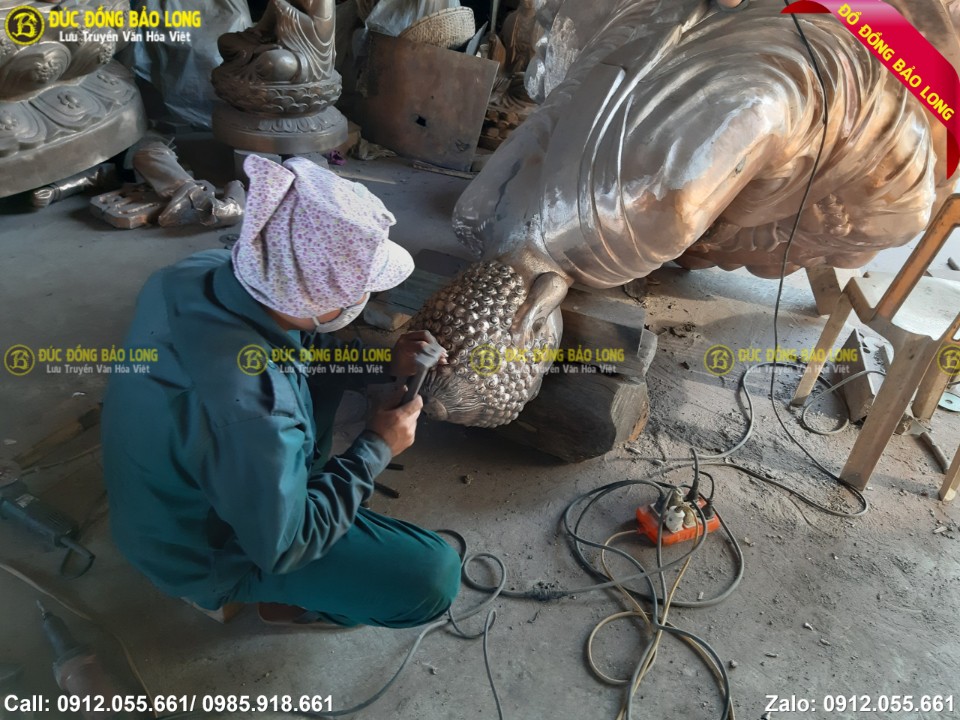 Nhận đúc tượng phật bằng đồng cỡ lớn tại Ninh Thuận