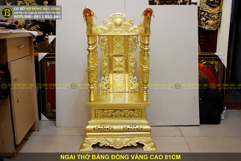 giá ngai thờ bằng đồng