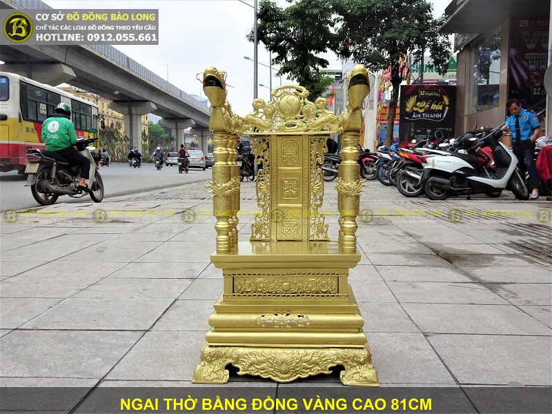giá ngai thờ bằng đồng