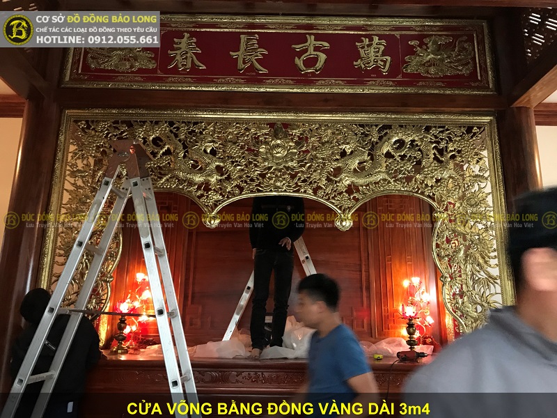 giá cửa võng bằng đồng